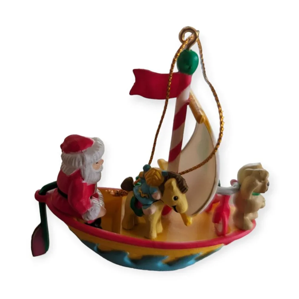 Vintage 1991 Santa's Best Smooth Sailing First Edition Ornament